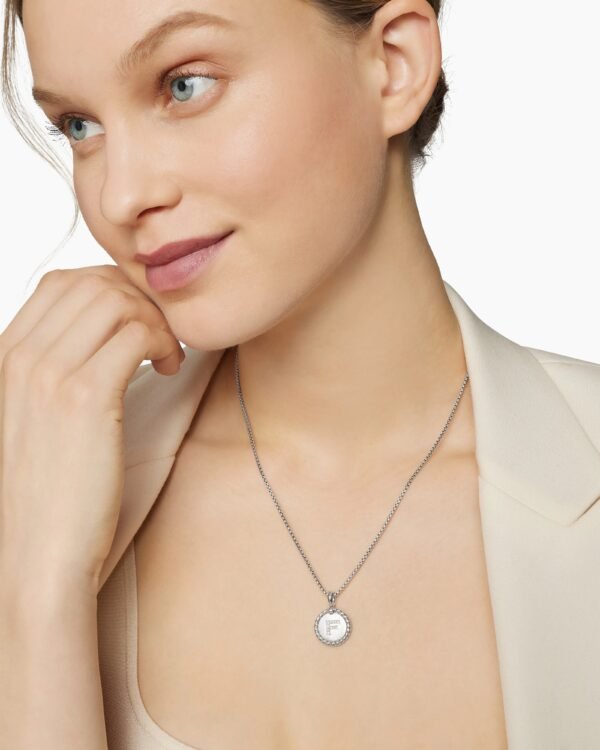 A8F261FE-1DC1-31DD-D7AB-07ED75BDD479.jpg Initial Charm Necklace Sterling Silver with Diamond F
