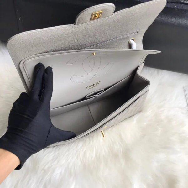 Chanel Caviar Calfskin 30Cm Class-Flap Bag A01113