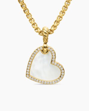 AA2993C5-D474-19BA-9352-61934649B6F3.jpg DY Elements® Heart Amulet 18K Yellow Gold with Mother of Pearl and Diamonds