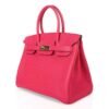 AA610D66-E4D9-C5AF-F770-8F74624EC43C.jpg Birkin 30 Bag Rose Extreme Clemence Leather with Gold Hardware