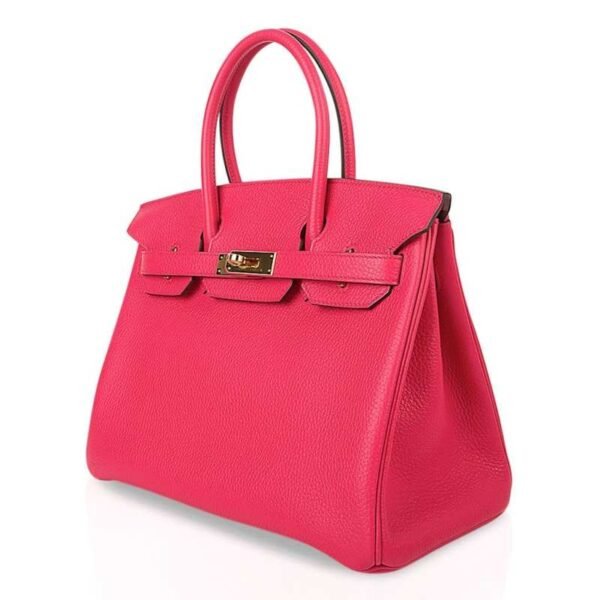 AA610D66-E4D9-C5AF-F770-8F74624EC43C.jpg Birkin 30 Bag Rose Extreme Clemence Leather with Gold Hardware