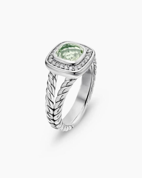 AAA80F5E-777B-BE71-7B8B-5B79DB024757.jpg Petite Albion® Ring Sterling Silver with Prasiolite and Diamonds - 6