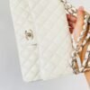 Chanel Small Classic Handbag White For Women, Women&rsquo;s Bags 9.1in/23cm