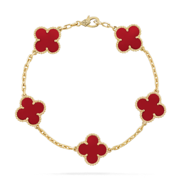 Vintage Alhambra bracelet, 5 motifs