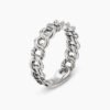 Belmont Curb Link Band Ring Sterling Silver, 5mm