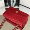 Chanel Classic Handbag 26cm Red For Women A01112