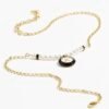 AC192B78-22A8-6E01-54B7-32A04FF0B1A4.jpg Black and white medallion double C necklace