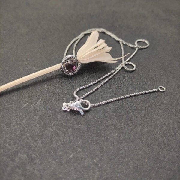 Petite Chatelaine&reg; Necklace Sterling Silver with Amethyst, 10mm