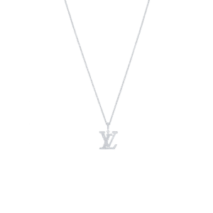 Medium Pendant, White Gold And Diamonds