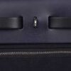 Herbag Zip 31 Bag Retourne Black Toile & Blue Indigo Vache Hunter Leather with Palladium Hardware