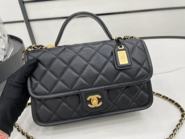 Chanel AS3653 22K Bag Black For Women, Women&rsquo;s Bags 9.8in/25cm