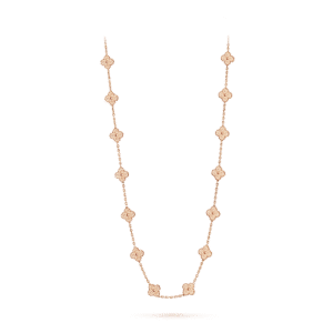 Vintage Alhambra long necklace, 20 motifs