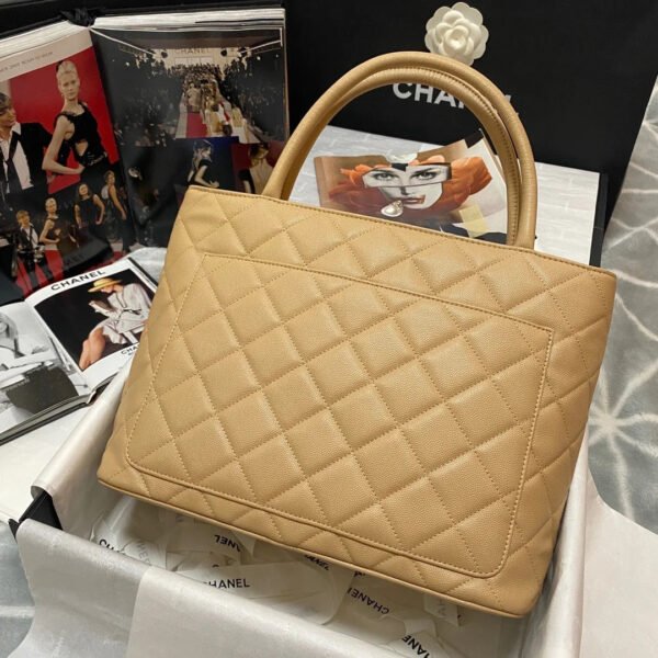 Chanel Medallion Tote Gold Hardware Caviar Yellow For Women, Women&rsquo;s Handbags, Shoulder Bags 15.6in/32cm