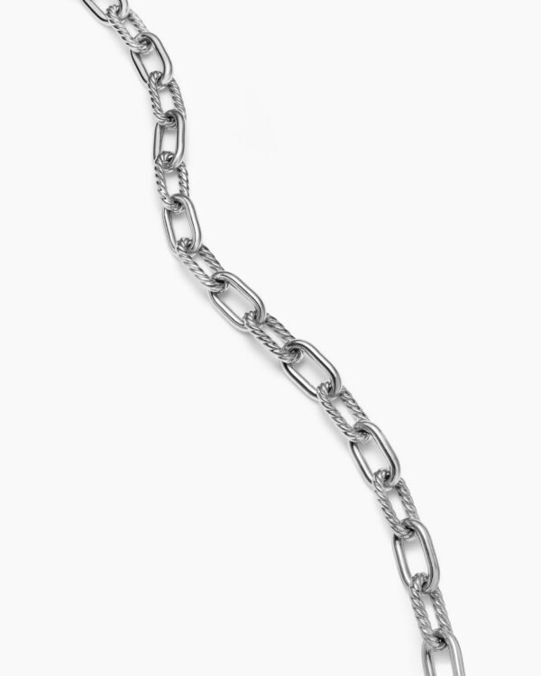 DY Madison&reg; Toggle Chain Necklace Sterling Silver with 18K Yellow Gold, 11mm
