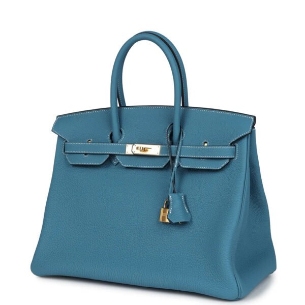 AF9B265B-75A8-D35E-76EE-7C9E0D914EBB.jpg Birkin 25 Blue Jean Togo Gold Hardware