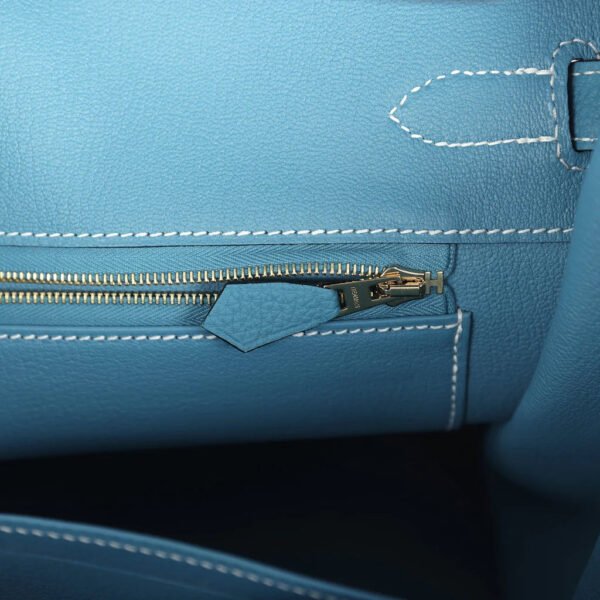 AFC7A9CC-41DE-8FD1-8337-D4D6835B4AE0.jpg Birkin 25 Blue Jean Togo Gold Hardware