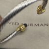 Classic Cable Bracelet Sterling Silver with Amethyst and Diamonds, 5mm