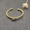 Cable Classics Bracelet with Champagne and Diamonds 18K Yellow Gold 4mm