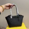 Fendi Leather Roll Mini Bag - Black