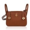 B14B89CE-343E-ABC3-BB18-B349B9FC3481.jpg Mini Lindy 20 Bag Gold Clemence Leather with Gold Hardware