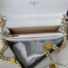 Chanel Small Flap Bag Gold Hardware White For Women, Women&rsquo;s Handbags, Shoulder Bags 7.5in/19cm AP2840