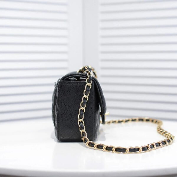 B29A2A71-8377-82F5-40CA-2287452FB581.jpg Chanel Mini Flap Bag Black For Women 7.8in/20cm A69900