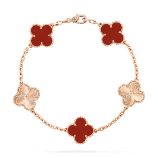 Vintage Alhambra bracelet, 5 motifs
