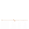 Volt Upside Down Bracelet, Pink Gold