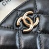 Chanel Vanity Case Shiny Gold Black Bag For Women 9.5cm/3.7in
