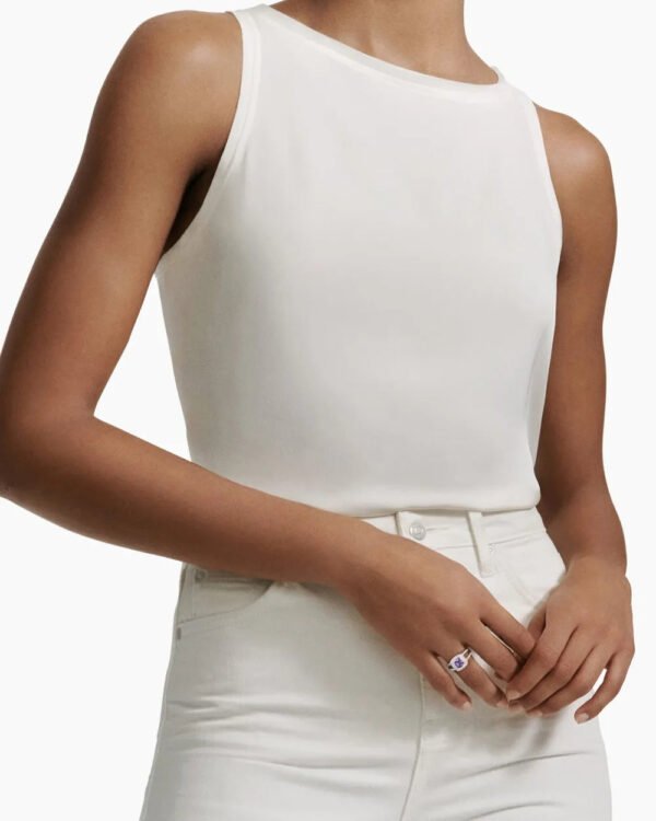 Petite Albion&reg; Ring Sterling Silver with Amethyst and Diamonds, 7mm