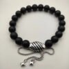 8MM Stretch Rock Crystal Bracelet