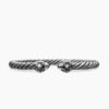 Renaissance&reg; Classic Cable Bracelet Blackened Silver, 5mm
