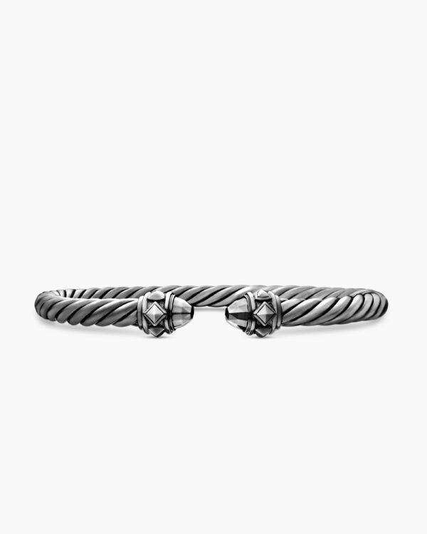Renaissance&reg; Classic Cable Bracelet Blackened Silver, 5mm