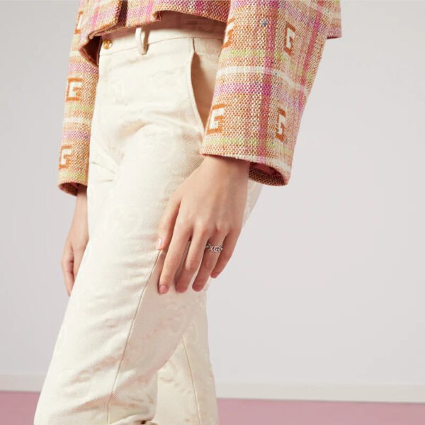 DOUBLE G MOTHER OF PEARL RING