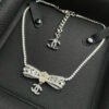 Crystal Bow Necklace Choker 23-24FW
