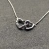 B6C8C74F-44CA-8093-6845-09A23F336038.jpg Cable Collectibles® Interlocking Heart Necklace Sterling Silver, 16.4mm