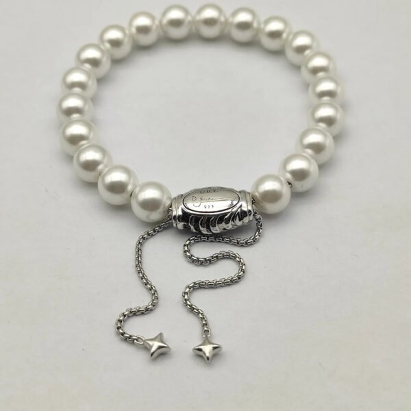 8MM Stretch Rock Crystal Bracelet