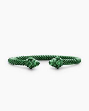 B833FC6E-C9DE-3725-EEA6-F2224B1BB624.jpg Renaissance® Classic Cable Bracelet Green Aluminum, 5mm