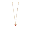 B Blossom Pendant, Yellow Gold, White Gold, Cornelian And Diamonds