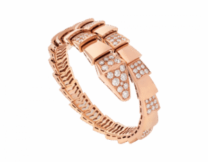 Bvlgari diamond bracelet in plated