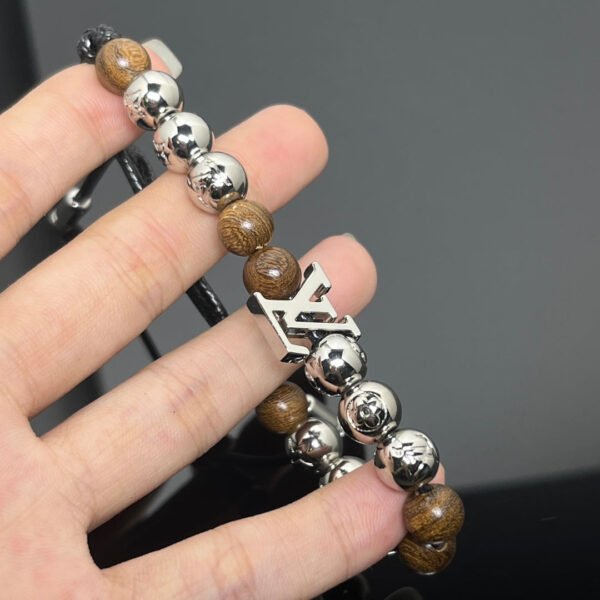 18K  Surfin' Brown Beads Bracelet