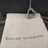 David Yurman Open Heart Cable Pendant in Sterling Silver