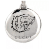 Necklace BLIND FOR LOVE Tiger Head Motif Pendant Adjustable Chain Silver
