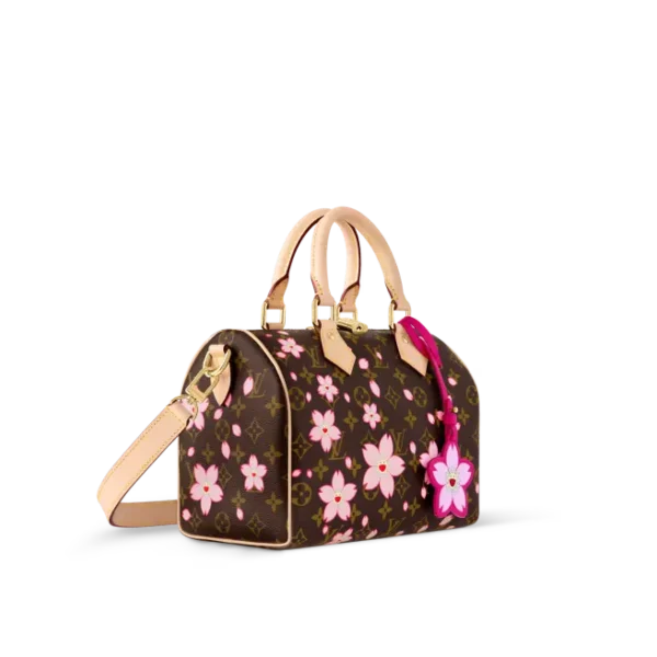 Louis Vuitton LV X TM Monogram Cherry Blossom Speedy Bandoulière 25 M14174