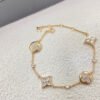 Color Blossom BB Multi-Motifs Bracelet - White gold