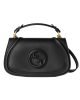 Gucci Blondie Leather Top Handle Black 27x17cm
