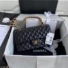 Chanel Classic Handbag Lambskin & Gold Metal A01112