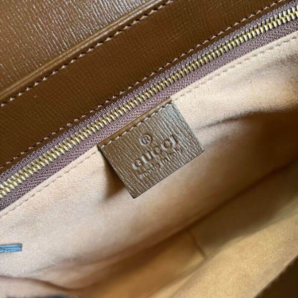 Gucci Horsebit 1955 Canvas Small Shoulder Bag
