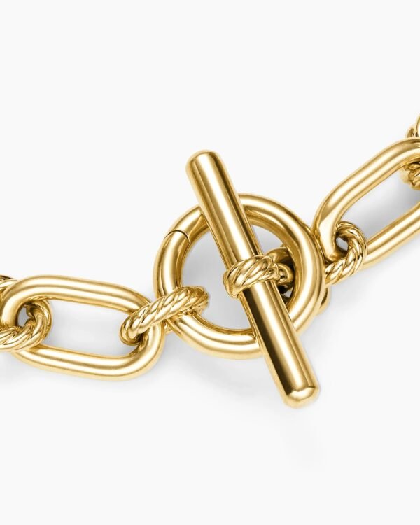 DY Madison&reg; Toggle Chain Necklace 18K Yellow Gold, 11mm