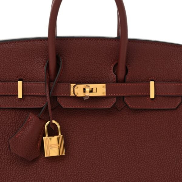 Birkin 35 Rouge H in Togo Leather with Gold Hardware